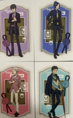 家庭教師ヒットマンREBORN! トレーディングクリアステッカー 4点セット