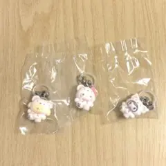 サンリオキャラクターズ めじるしアクセサリー ふわふわスノー 3個セット