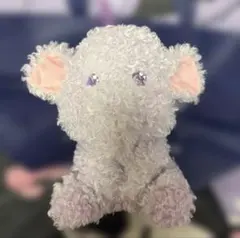 新品／ぬいぐるみ パープル ゾウ プードルファーのサムネイル