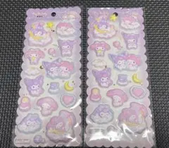 マイメロディ、クロミ マシュマロシール 2点セット