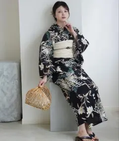 今だけかんざし付き⭐︎高級絞り浴衣 手縫い浴衣 - メルカリ
