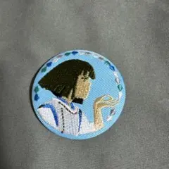 スタジオジブリ 刺繍ピンバッジ 千と千尋の神隠し ハク