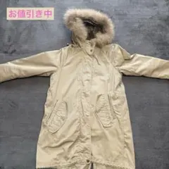 Coen ベージュ ミリタリージャケット M