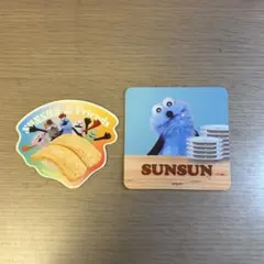 スシロー パペットスンスン　ステッカー