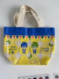 Free! レモン柄トートバッグ
