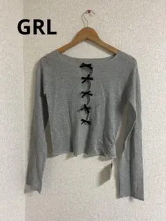 新品☆GRL☆前後2wayリボンシアートップス