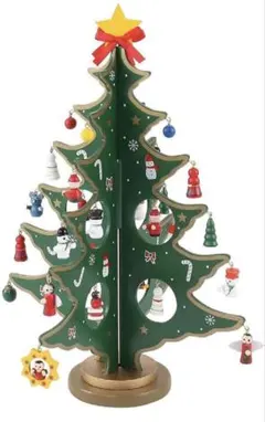 【美品】CROSS CraftTree クリスマスツリー 木製クリスマスツリー