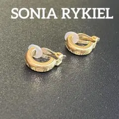 【美品】SONIA RYKIEL ソニアリキエル ヴィンテージゴールドイヤリングのサムネイル