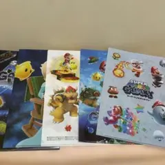 セブンイレブン　スーパーマリオギャラクシー　クリアファイル　全５種