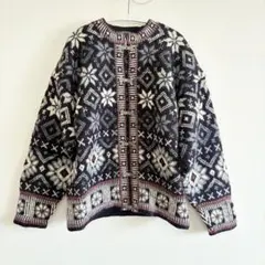 【デッドストック？】クリーニング済み ノルディックセーター ピンク♡超レア