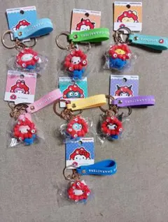 ミャクミャクなりきり立体キーホルダー 　コンプリートセット