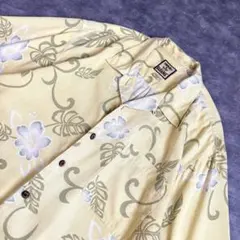 90s TommyBahama シルク100% 開襟 アロハシャツ ハイビスカスのサムネイル