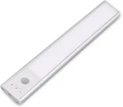人感センサーライト モーションセンサー 屋内充電式LED マグネット式 昼白色