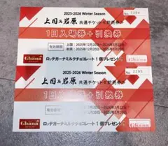 2026年最新】岩原 上国 リフト券の人気アイテム - メルカリ