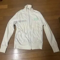 Y-3 ホワイト ジップアップジャケット