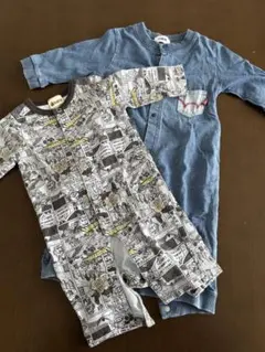 EDWIN baby ロンパース 2点セット