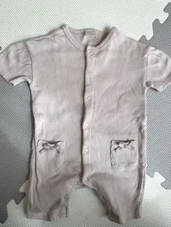 【美品】テータテート　半袖ロンパース　60-70