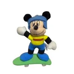 平成レトロ SEGA ミッキーマウス ぬいぐるみマスコット　スケボー