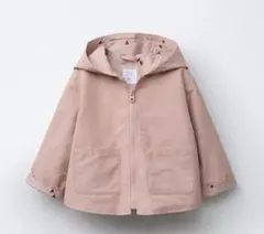 ZARA 撥水加工ハート柄パーカー 12-18ヶ月 86cm