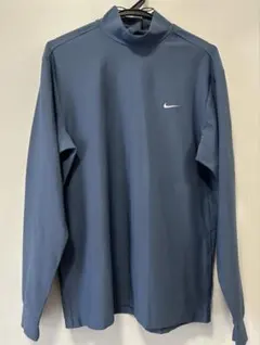 Nike ネイビー ハイネック長袖シャツ