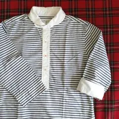 【ÉDIFICE】ラウンドカラー クレリックP/Oシャツのサムネイル
