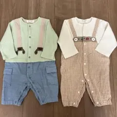 バースデイ　ロンパース　70 2点セット