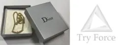 Christian Dior ラインストーン　CDロゴ　ネックレスヴィンテージのサムネイル
