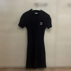 PUMA ブラック ミニワンピース M