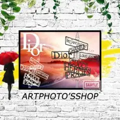 ８K高画質【a4フレーム付き】 オマージュアートポスターa4 No3133