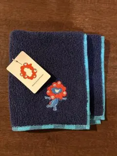 ミャクミャク　タオルハンカチ　ミニタオル　ネイビー　万博