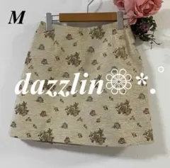 レア！dazzlin ダズリンローズモールジャカード台形スカート
