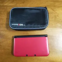 ニンテンドー3DS LL レッドブラック 本体 ケース付き