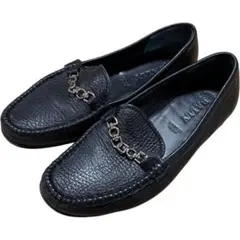 BALLY バリー ブラック シボ革 ビットローファー 36