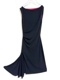 REGINA ROMANTICO ノースリーブ ワンピース 黒 S 日本製のサムネイル