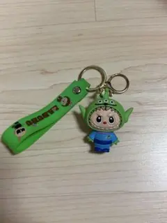 ラブブ リトルグリーンメン 着ぐるみキーホルダー