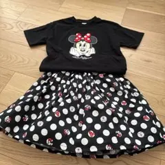 ディズニー　ミニー　しまむら　リトシー　Tシャツ　スカート　ハロウィン