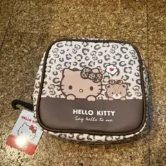 キティヒョウ柄ポーチ