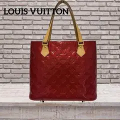 ルイヴィトン リードPM ヴェルニ 赤 トートバッグ Tote Bag 傷あり