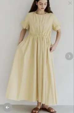 新品 OLUN オルン バルーンスリーブタックワンピース - メルカリ