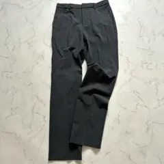 【ユニクロ】 スラックス グレー Lサイズ ストレートパンツ センタープレス