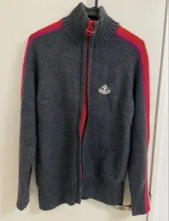 ディーゼル　ニット　ジップ　カーディガン