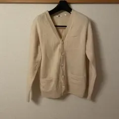 白ニットカーディガン 即日発送 送料無料 匿名発送