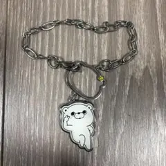 「新品・未使用」YOSISTAMP ヨッシースタンプ　バッグチャーム　くまピース