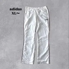 adidas アディダス トラックパンツ y2k サイドロゴ 訳あり XL～