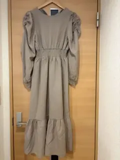 FREE’S MART チェック柄長袖ワンピース