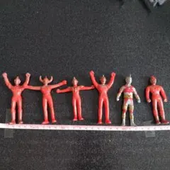 ウルトラマン　ソフビフィギュア 6体セット