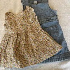 baby GAP ジャンバースカートワンピース　デニム80 12M-18M