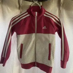 【処分セール】adidas ドット柄 ジャージ ピンク