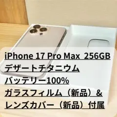 【美品】iPhone 16 Pro Max 256GB バッテリー100%