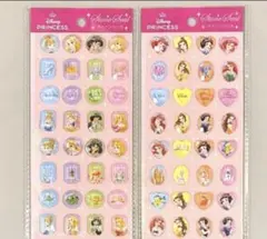 新品★ ディズニープリンセス ステッカー 2シートセット